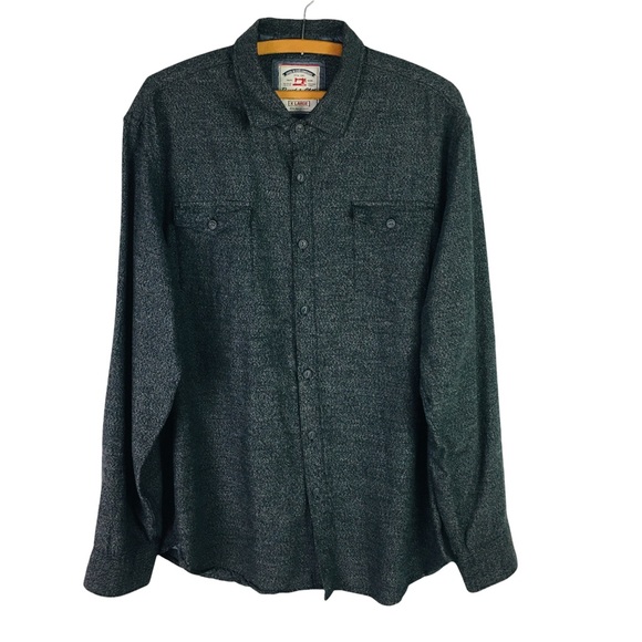 Other - Thread and Cloth XLarge Long Sleeve Button up Shirt Gray Cotton